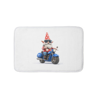 Amerikaanse Gnome Riding Motorcycle Badmat