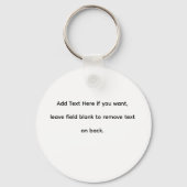 Amerikaanse godslasterlijke Amerikaanse tweeledige Sleutelhanger (Achterkant)