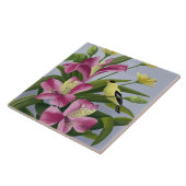 Amerikaanse Goldfinch Art Tiles Tegeltje (Zijkant)