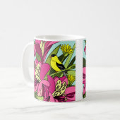 Amerikaanse Goldfinch Bird Koffiemok (Voorkant links)