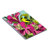 Amerikaanse Goldfinch Bird Notitieboek (Rechterzijde)