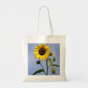 Amerikaanse Goldfinch op zonnebloem Tote Bag