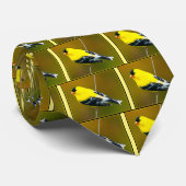 Amerikaanse Goldfinch - originele foto Stropdas (Opgerold)