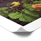 Amerikaanse Goldfinch Poster (Hoek)