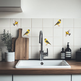 Amerikaanse Goldfinch Tegeltje