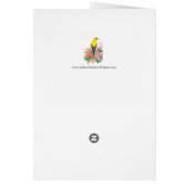 Amerikaanse Goldfinch Washington State Bird Blank (Achterkant)