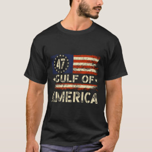 Amerikaanse Golf Amerikaanse vlag Golf Mexico T-shirt
