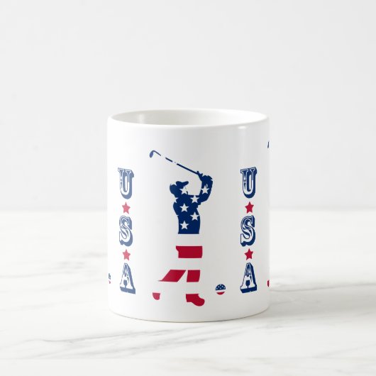 Amerikaanse golflengte koffiemok (Center)