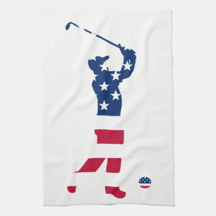 Amerikaanse golflengte theedoek