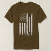 Amerikaanse Golfvlag T-shirt (Design voorkant)