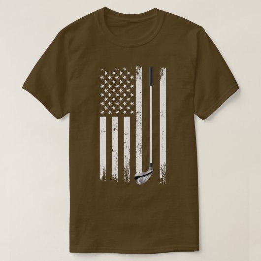 Amerikaanse Golfvlag T-shirt (Design voorkant)