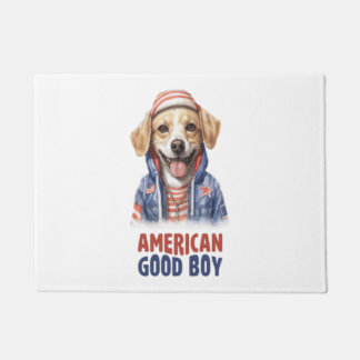 Amerikaanse GoodBoy Dog US Jacket 4 juli Deurmat