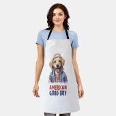 Amerikaanse GoodBoy Dog US Jacket 4 juli Schort (Gedragen)