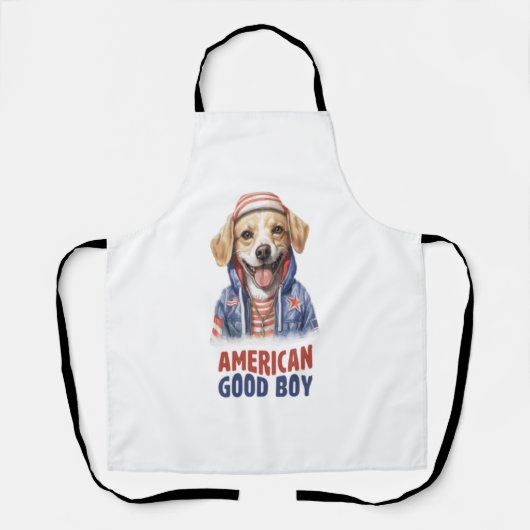 Amerikaanse GoodBoy Dog US Jacket 4 juli Schort (Voorkant)