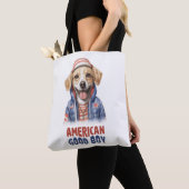 Amerikaanse GoodBoy Dog US Jacket 4 juli Tote Bag (Dichtbij)