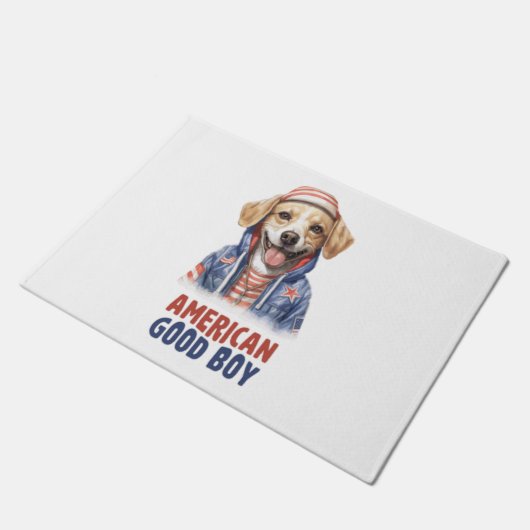Amerikaanse GoodBoy Dog US Jacket de Juli Deurmat (Schuin)