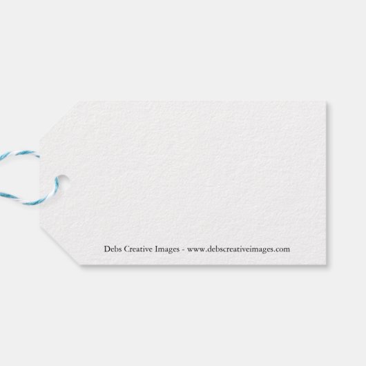 Amerikaanse gootsteen cadeaulabel (Achterkant Horizontaal)