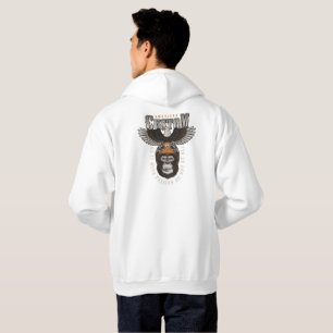 Amerikaanse Gorilla Motorfiets Vintage Biker Adela Hoodie
