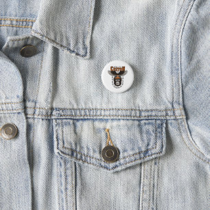 Amerikaanse Gorilla Motorfiets Vintage Biker Adela Ronde Button 3,2 Cm