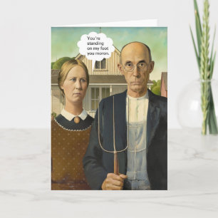 Amerikaanse Gothic Kaart