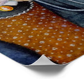 Amerikaanse Gothic Parody Painting Waterverf 11x14 Poster (Hoek)