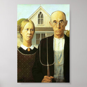 Amerikaanse Gothic (Perfect Quality) Poster