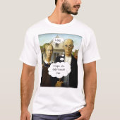 Amerikaanse Gothic Poot T-shirt (Voorkant)