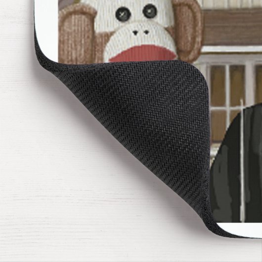 Amerikaanse Gothic Socks-apen Muismat (Hoek)