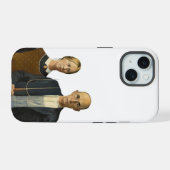 Amerikaanse Gotiek iPhone 15 Case (Achterkant horizontaal)