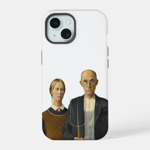 Amerikaanse Gotiek iPhone 15 Case
