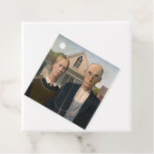 Amerikaanse gotiek: platteland leeft arm boer bedankjes labels (In situ)