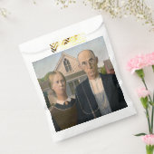 Amerikaanse gotiek: platteland leeft arm boer bedankzakje (Gezegeld)