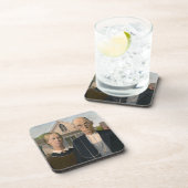 Amerikaanse gotiek: platteland leeft arm boer bier onderzetter (Rechterzijde)