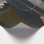 Amerikaanse gotiek: platteland leeft arm boer cadeaupapier (Hoek)