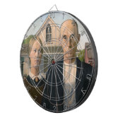 Amerikaanse gotiek: platteland leeft arm boer dartbord (Voorkant Rechts)