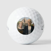 Amerikaanse gotiek: platteland leeft arm boer golfballen (Voorkant)