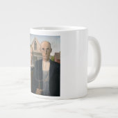 Amerikaanse gotiek: platteland leeft arm boer grote koffiekop (Voorkant rechts)