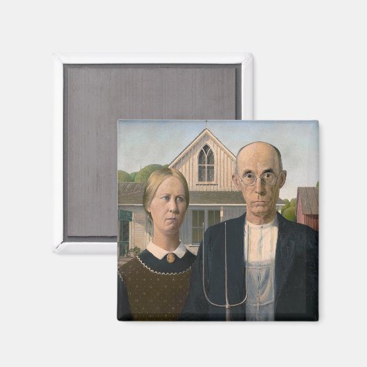 Amerikaanse gotiek: platteland leeft arm boer magneet (Voorkant / Achterkant)