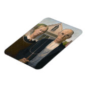 Amerikaanse gotiek: platteland leeft arm boer magneet (Linkerzijde)