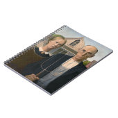 Amerikaanse gotiek: platteland leeft arm boer notitieboek (Linkerzijde)