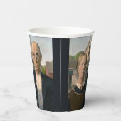 Amerikaanse gotiek: platteland leeft arm boer papieren bekers (Rechts)