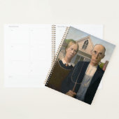 Amerikaanse gotiek: platteland leeft arm boer planner (Display)