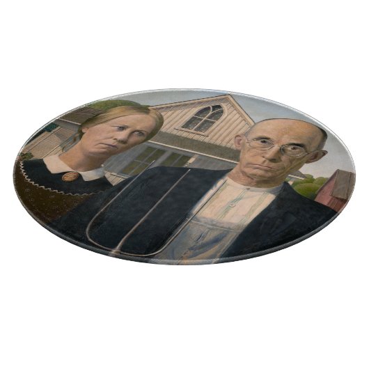 Amerikaanse gotiek: platteland leeft arm boer snijplank (Hoek)