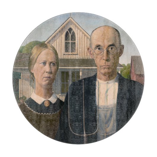 Amerikaanse gotiek: platteland leeft arm boer snijplank (Voorkant)