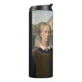 Amerikaanse gotiek: platteland leeft arm boer thermosbeker (Gedraaid links)