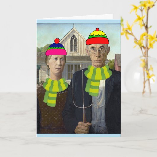 AMERIKAANSE GOTISCHE TROUWKAARTEN MET FELICITATIES KAART (Gele Bloem)