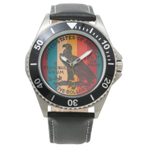 Amerikaanse gouden munt 5 dollar horloge