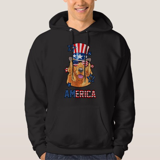 Amerikaanse gouden ruggengraat 4e van hoodie (Voorkant)