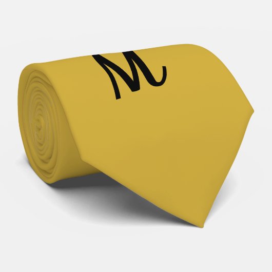 Amerikaanse goudkleur stropdas (Opgerold)