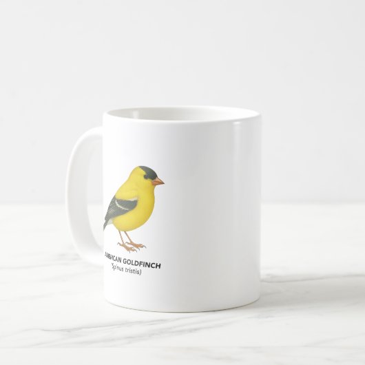 Amerikaanse goudvink - Californië Curated Collecti Koffiemok (Voorkant links)